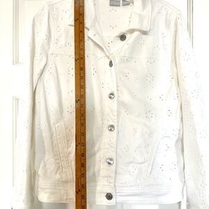 White Eyelet Jacket